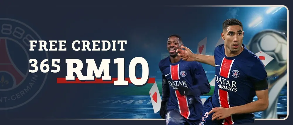 PSG888 365 Free Credit RM10